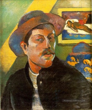 Paul Gauguin œuvres - Portrait de l’artiste Self portraitc postimpressionnisme Primitivisme Paul Gauguin